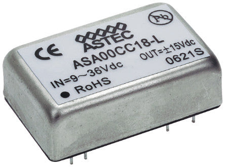 Emerson Network Power - ASA02A48-L - ASA02A48-L DC-DC, 36-75Vin, 5Vout 2A